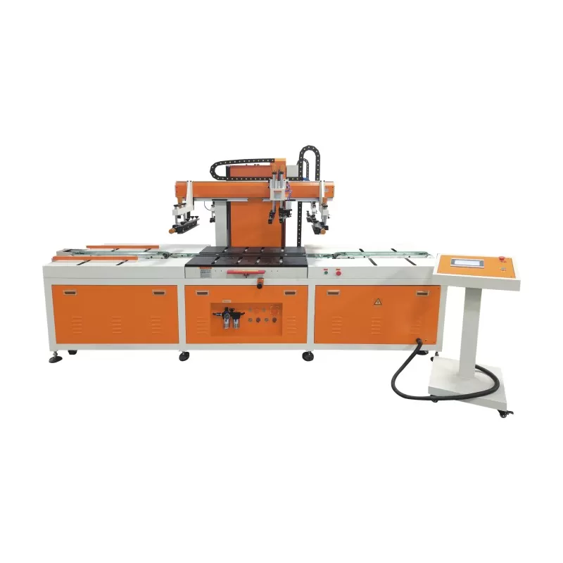 全自动定位一体输送式丝印机 Fully Automatic Positioning Integrated Conveyor Screen Printing Machine