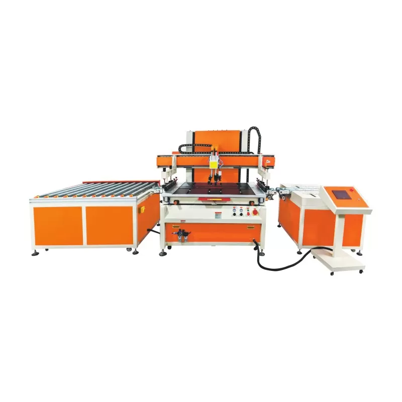 全自动定位分体输送式丝印机 Fully Automatic Positioning Split Conveyor Screen Printing Machine